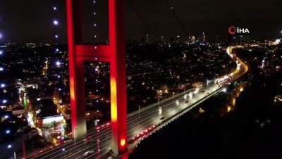 aktuel -  Sokağa çıkma kısıtlaması başladı, 15 Temmuz Şehitler Köprüsü’nde trafik yoğunlaştı Videosu