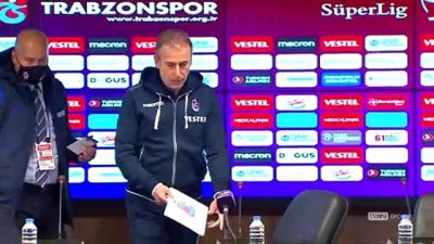 TRABZON - Trabzonspor-Büyükşehir Belediye Erzurumspor maçının ardından - Abdullah Avcı