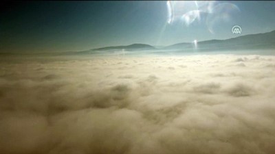turkler - DÜZCE - (Drone) - Yoğun sis trafiği olumsuz etkiliyor Videosu