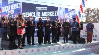 baglama - KIRIKKALE - Bakan Kasapoğlu, Gençlik Merkezi'nin açılışına katıldı Videosu