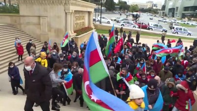 taahhut - BAKÜ - Azerbaycanlılar, Kelbecer'in işgalden kurtuluşunu kutluyor Videosu