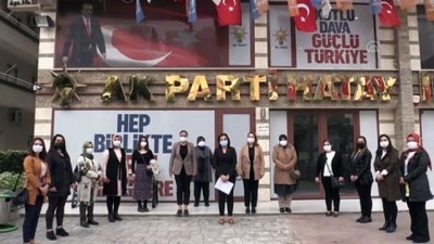 basin aciklamasi - HATAY - AK Parti'li kadınlar şiddete karşı tek ses oldu Videosu