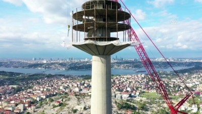 televizyon kulesi - İSTANBUL - Çamlıca televizyon kulesi - Drone Videosu