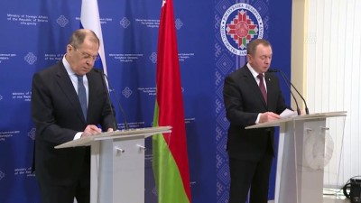 inisiyatif - MİNSK - Rusya Dışişleri Bakanı Sergey Lavrov: ''Pek çok AB ülkesi, başkalarıyla kibirli konuşma alışkanlığından vazgeçmiyor'' Videosu