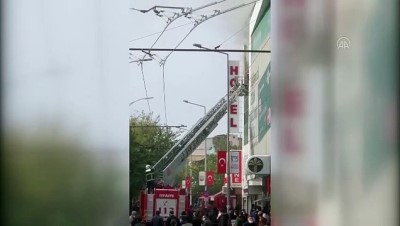 yukselen - ŞANLIURFA - Otelde çıkan yangın söndürüldü Videosu