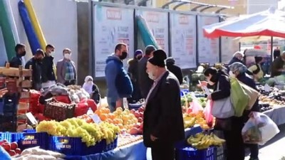 halk pazari - TEKİRDAĞ - Çocuklarıyla pazara gelen kişiden ekiplere 'Yasak olduğunu bilmiyordum' yanıtı Videosu