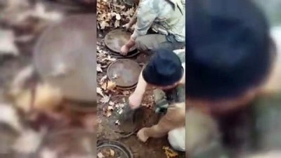 el bombasi - BİNGÖL - PKK'lı teröristlerce el bombası tuzaklanan sığınak imha edildi Videosu