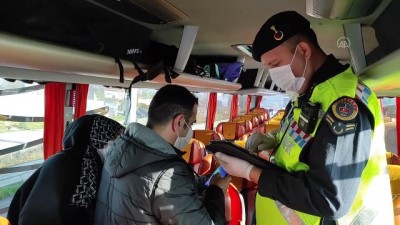 toplu ulasim - İSTANBUL - Jandarma ekipleri Kovid-19 tedbirlerini denetledi Videosu