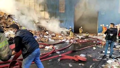 geri donusum - İSTANBUL - Zeytinburnu'nda geri dönüşüm tesisinde yangın (2) Videosu