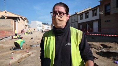arkeoloji - ZARAGOZA - İspanya'da Endülüs İslam dönemine ait Müslüman mezarları ortaya çıkarıldı (1) Videosu