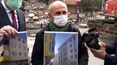 sert elestiri -  İzmir depreminin ardından Büyükçekmece’de hasarlı binaların yıkımına devam edildi Videosu