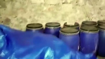 sahte icki - ÇORUM - 1863 litre sahte içki ele geçirildi Videosu