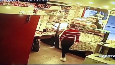 sadaka - İSTANBUL - Silivri'de fırından sadaka kutusu hırsızlığı güvenlik kamerasına yansıdı Videosu
