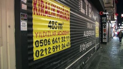 yuzme -  İstiklal Caddesi'nde işletmeler saat 22.00 kararına uydu Videosu