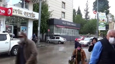 yildirim dusmesi -  Kilis'te 153 gün sonra yağmur yağdı Videosu
