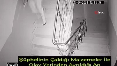  Takım elbiseli hırsız kamerada