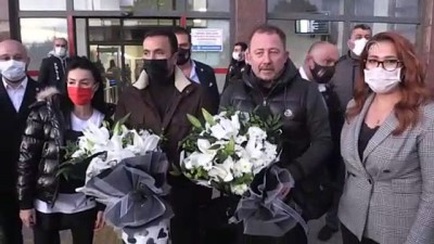 takim otobusu - Beşiktaş kafilesi Gaziantep'te Videosu
