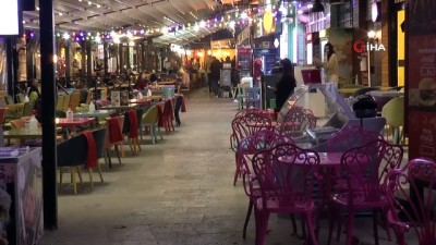 kahvehane -  Denizli’de 22.00’de işyerleri tek tek kapatıldı Videosu