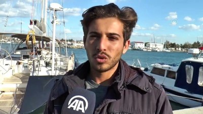 tsunami - Depreme çalıştığı yatta yakalanan Ahmetcan Kıykaç yaşadıklarını anlattı - İZMİR Videosu