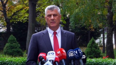 savas sucu - Kosova Cumhurbaşkanı Haşim Thaçi görevinden istifa etti - PRİŞTİNE Videosu