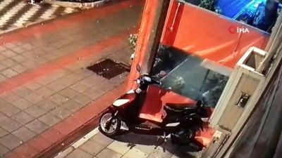  Motosikleti gece yarısı böyle çaldı