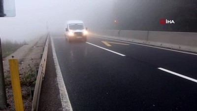 hava sicakliklari -  Bolu Dağı’nda yoğun sis etkili oluyor Videosu