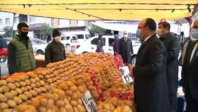 pazar esnafi -  Elazığ'da vali pazara gitti, gülümseten diyaloglar çıktı Videosu