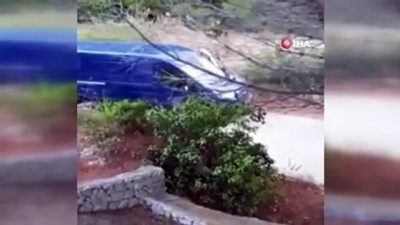 telefon kamerasi -  - İspanya’da polis barikatı şüpheli aracı durdurmaya yetmedi Videosu
