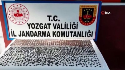  Yozgat’ta bin 300 sikke ele geçirildi