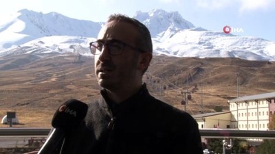 gurbetci -  Erciyes’te kar kalınlığı 15 santime ulaştı, zirve beyaza büründü Videosu