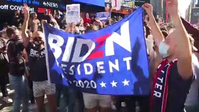 baskanlik secimi - ABD'de halk Biden'ın zaferini kutluyor Videosu