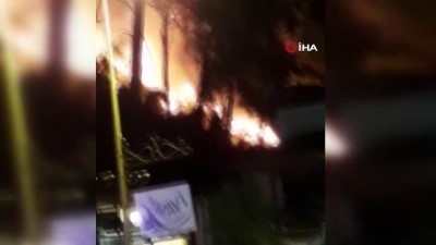  Akyaka’da orman yangını