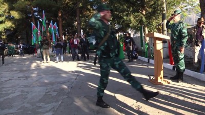 sinir karakolu - Ermenistan işgalinden kurtarılan Azerbaycan'ın Zengilan kentindeki karakollara bayrak çekildi (2) Videosu