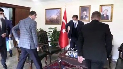 Kamu Başdenetçisi Şeref Malkoç, Vali Sarıibrahim'i ziyaret etti - IĞDIR