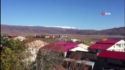 kahvehane -  Karlıova’nın dağlarına ilk kar düştü, havalar soğudu Videosu
