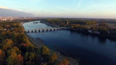 sonbahar - Meriç Nehri boyları sonbaharın renklerine büründü - EDİRNE Videosu