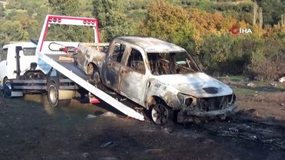 arazi araci -  Yemeğini geç getiren doktoru önce silah ile vurdu sonra bağ evini arazi aracıyla yıktı Videosu