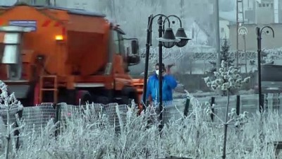 kar yagisi - KARS - Sis ve kırağı etkili oldu Videosu