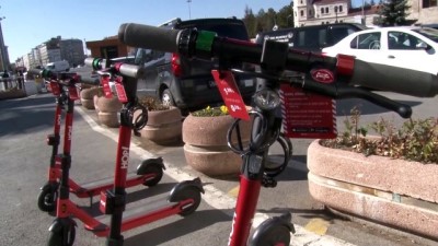cep telefonu - SİVAS - Elektrikli scooter dönemi başlıyor Videosu