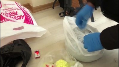 kokain - TEKİRDAĞ - Polisin 'Komşu, kapıyı açar mısın?' diyerek girdiği evde uyuşturucu ele geçirildi Videosu