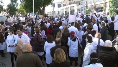 grev - Tunus'ta doktorlar genel greve gitti Videosu
