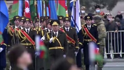 zirhli araclar -  - Azerbaycan, Dağlık Karabağ Zaferi'ni kutladı Videosu