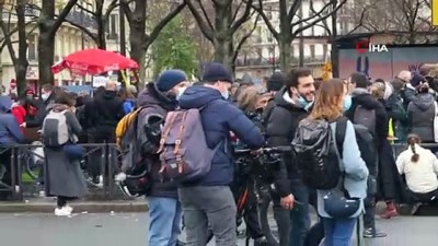 bankamatik -  - Paris’te Küresel Güvenlik Yasası’na karşı protesto: 50 gözaltı Videosu