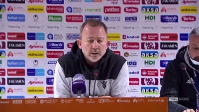 ANTALYA - Aytemiz Alanyaspor-Beşiktaş maçının ardından - Sergen Yalçın