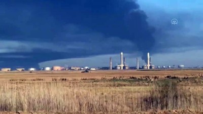 kuyular - KERKÜK - DEAŞ'ın saldırdığı iki petrol kuyusu beş gündür yanıyor Videosu