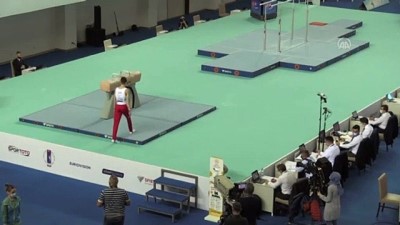 MERSİN - Avrupa Erkekler Artistik Cimnastik Şampiyonası'nda final heyecanı - Büyükler kategorisi başladı