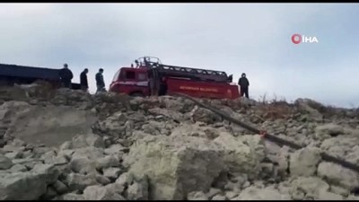 jandarma komutanligi -  Balıkların öldüğü Çiğden Göleti’ne tankerlerle 400 ton su bırakıldı Videosu