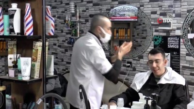 cilt bakimi -  Bu berberde bütün engelliler ücretsiz tıraş oluyor Videosu