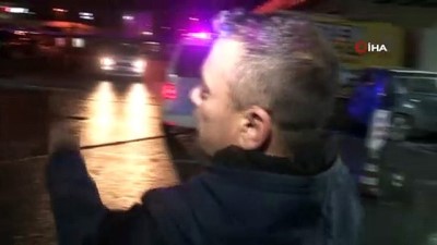 kirkoy -  E-5 yanyoldaki bir otoparkta bulunan iki lüks araç kurşunlandı Videosu