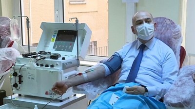 ince cizgi - ANKARA - Soylu, Kovid-19 immün plazma bağışı yaptı Videosu